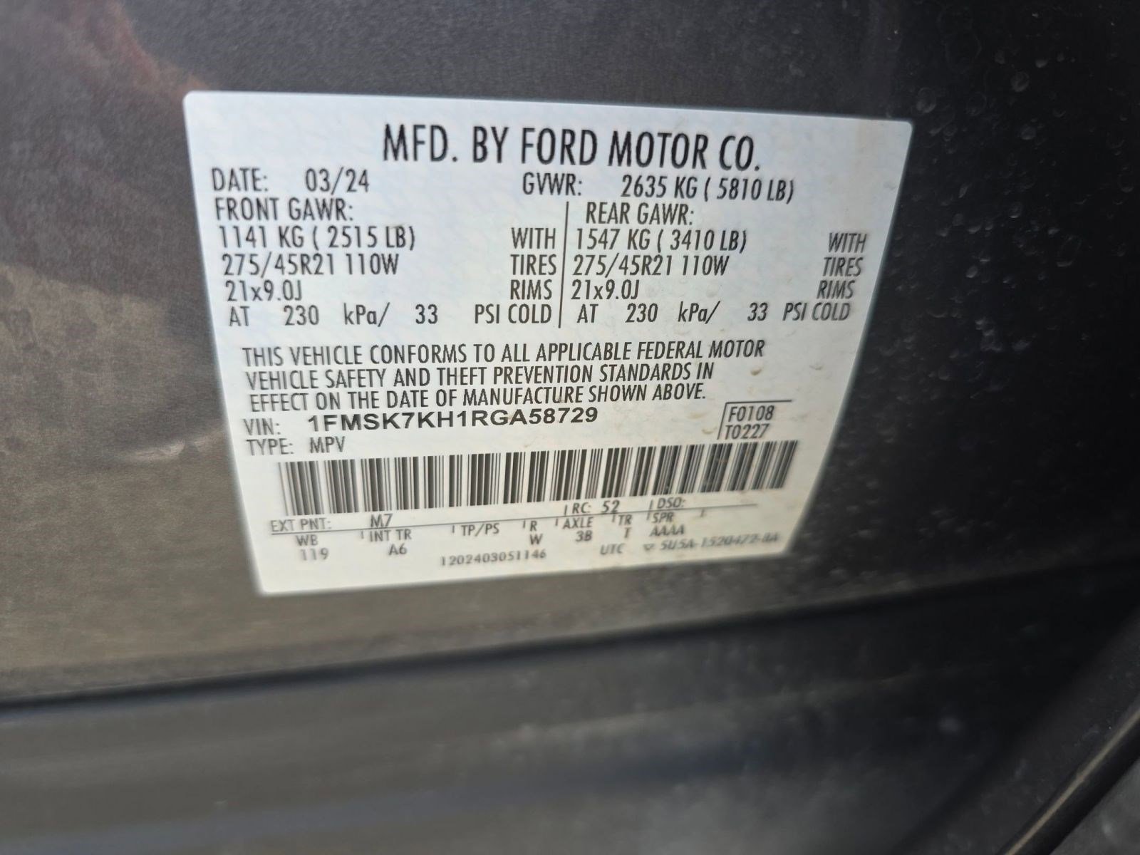 Certified 2024 Ford Explorer ST-Line w/ Class IV Trailer Tow Package image 20