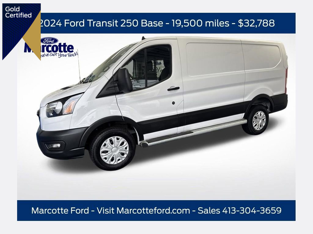 Certified 2024 Ford Transit 250 Base w/ Exterior Upgrade Package