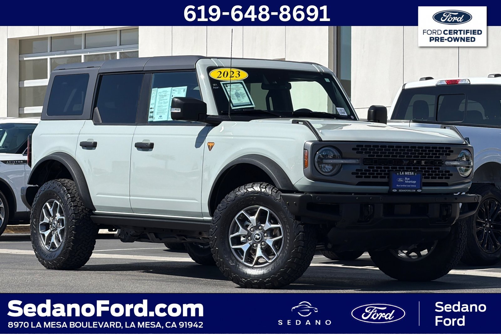 Certified 2023 Ford Bronco Badlands