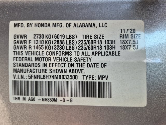 Used 2021 Honda Odyssey EX-L image 39