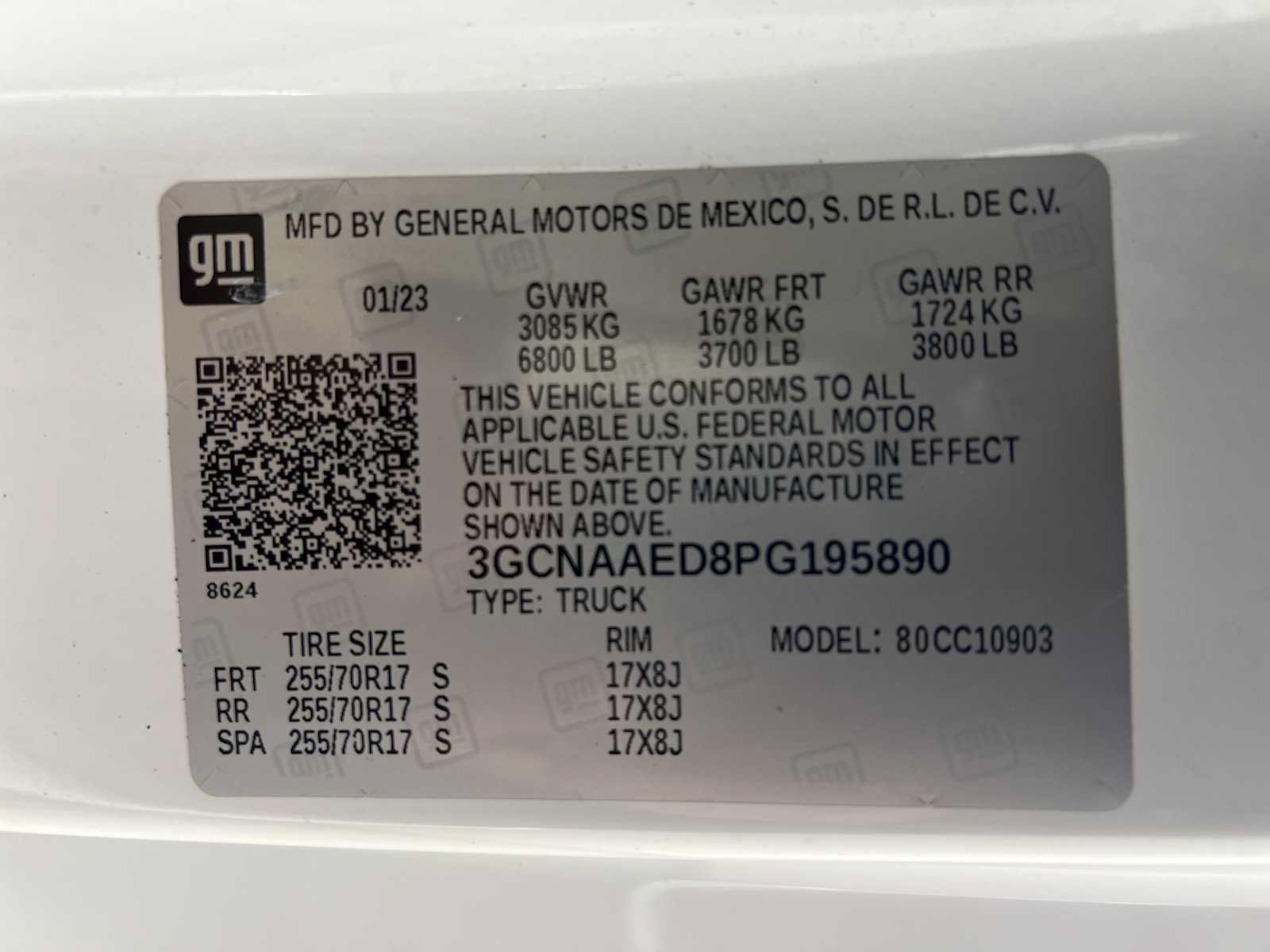 Used 2023 Chevrolet Silverado 1500 W/T w/ WT Fleet Convenience Package RWD image 30