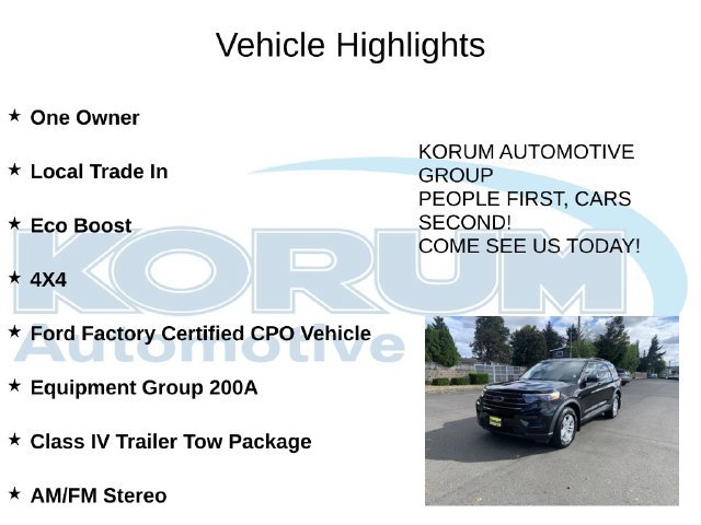 Certified 2024 Ford Explorer XLT w/ Class IV Trailer Tow Package AWD/4WD image 4
