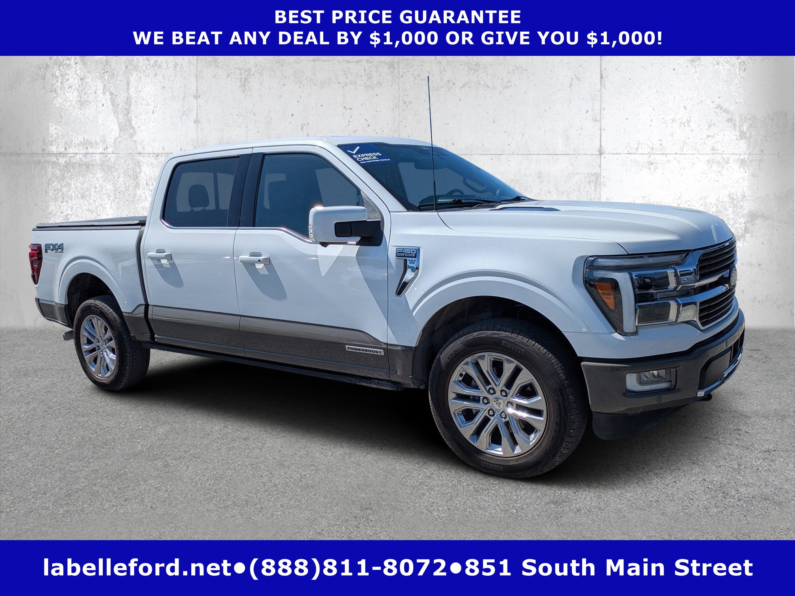 Certified 2025 Ford F150 King Ranch w/ FX4 Off-Road Package