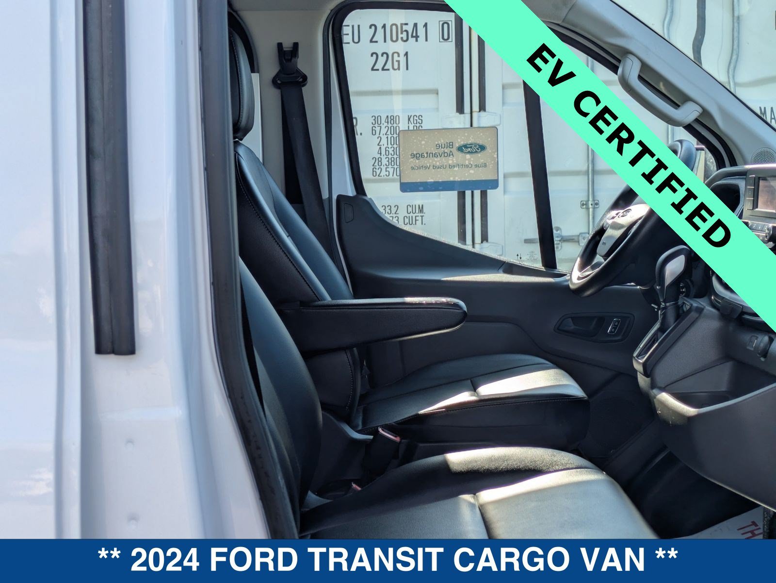 Certified 2024 Ford Transit 350 Low Roof w/ Load Area Protection Package RWD image 17