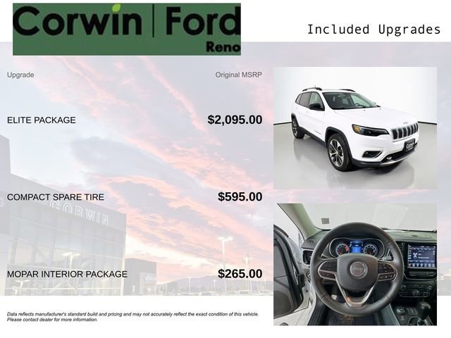 Used 2022 Jeep Cherokee Limited w/ Elite Package image 10