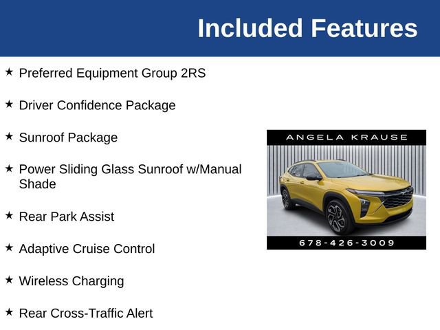 Used 2024 Chevrolet Trax RS w/ Sunroof Package image 9
