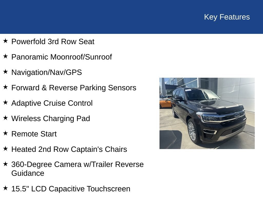 Certified 2023 Ford Expedition Max Limited RWD image 36