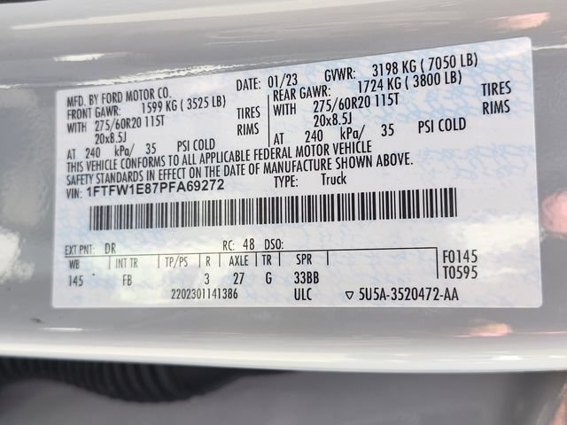 Certified 2023 Ford F150 XLT w/ Equipment Group 302A High AWD/4WD image 34