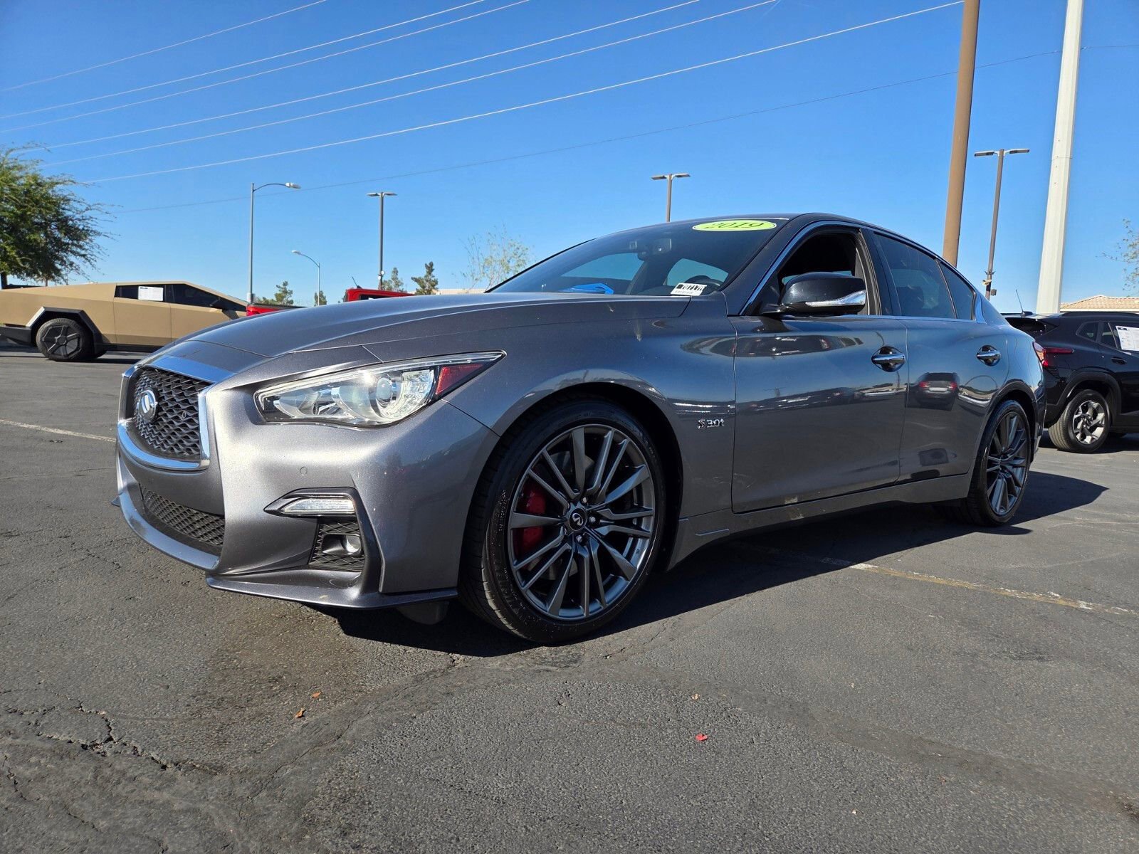 Used 2019 INFINITI Q50 Red Sport 400 w/ Proactive Package image 2
