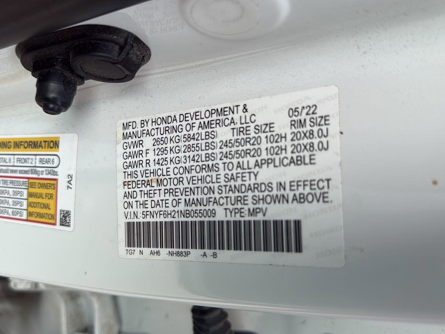 Used 2022 Honda Pilot Special Edition image 6