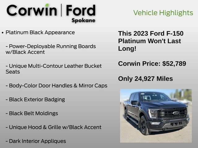 Certified 2023 Ford F150 Platinum AWD/4WD image 7
