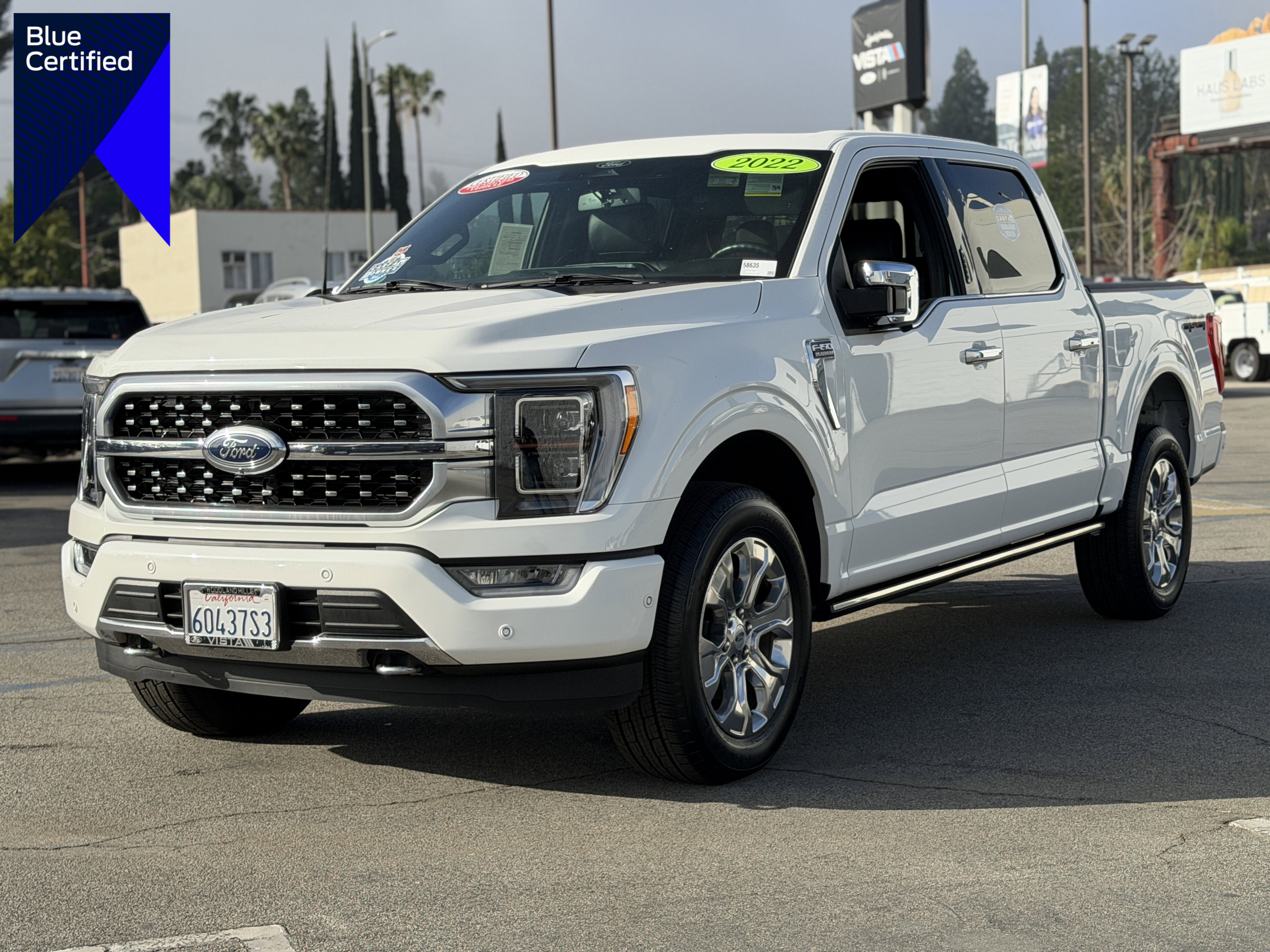 Certified 2022 Ford F150 Platinum w/ Equipment Group 701A High