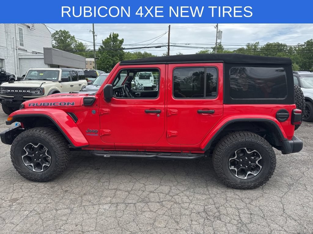 Used 2021 Jeep Wrangler Unlimited Rubicon 4xe w/ Steel Bumper Group AWD/4WD image 8