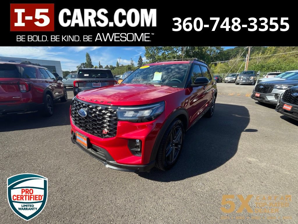 Certified 2025 Ford Explorer ST w/ Sun And Sound Package
