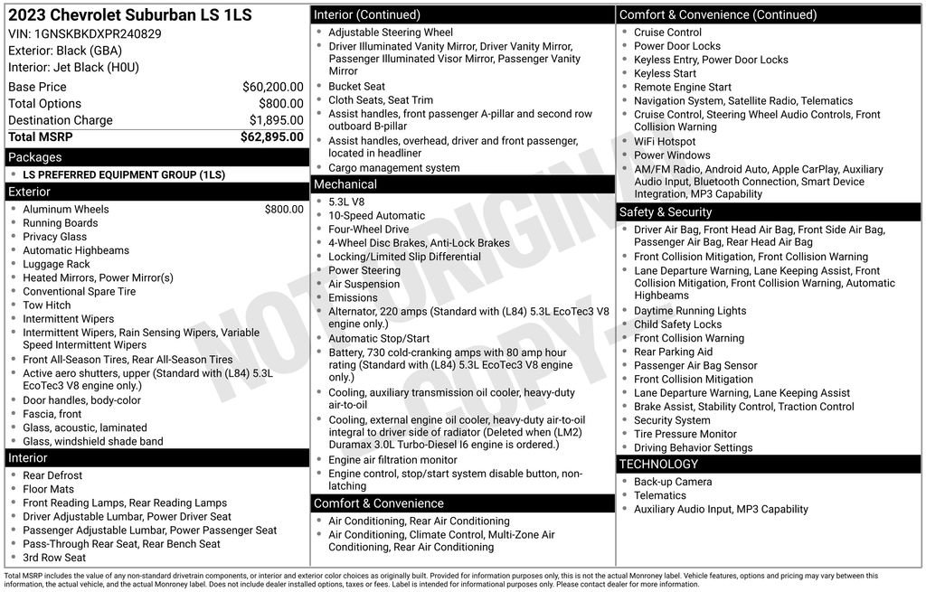 Used 2023 Chevrolet Suburban LS AWD/4WD image 5