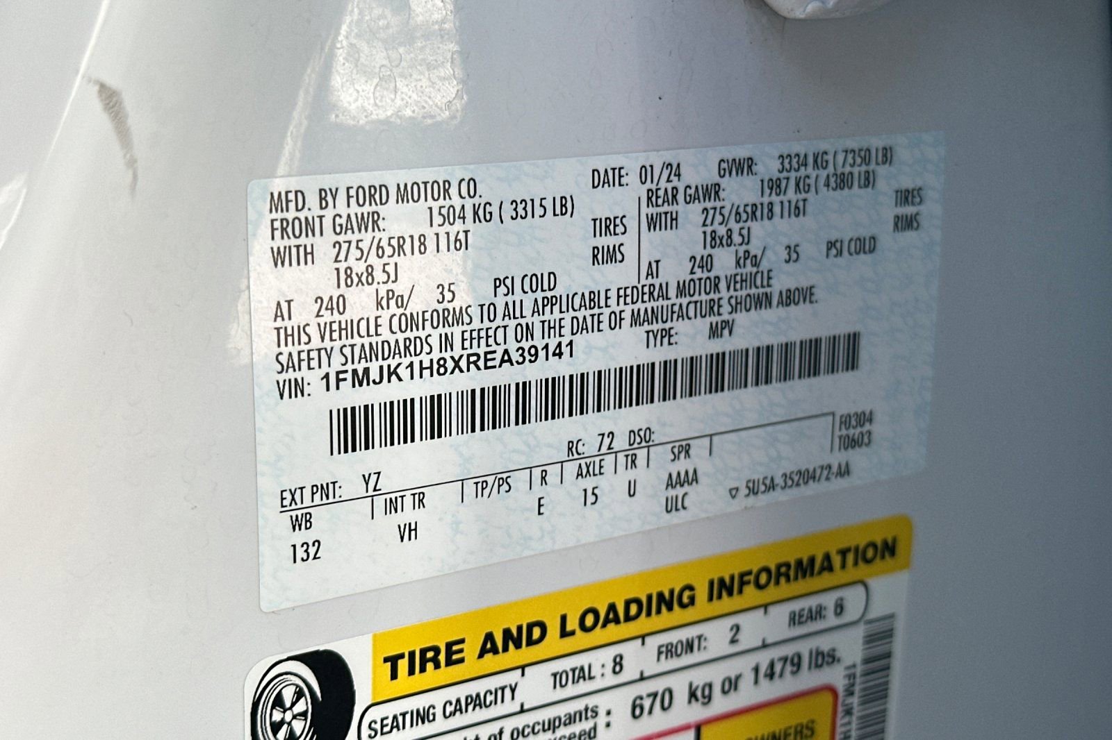 Certified 2024 Ford Expedition Max XLT RWD image 30