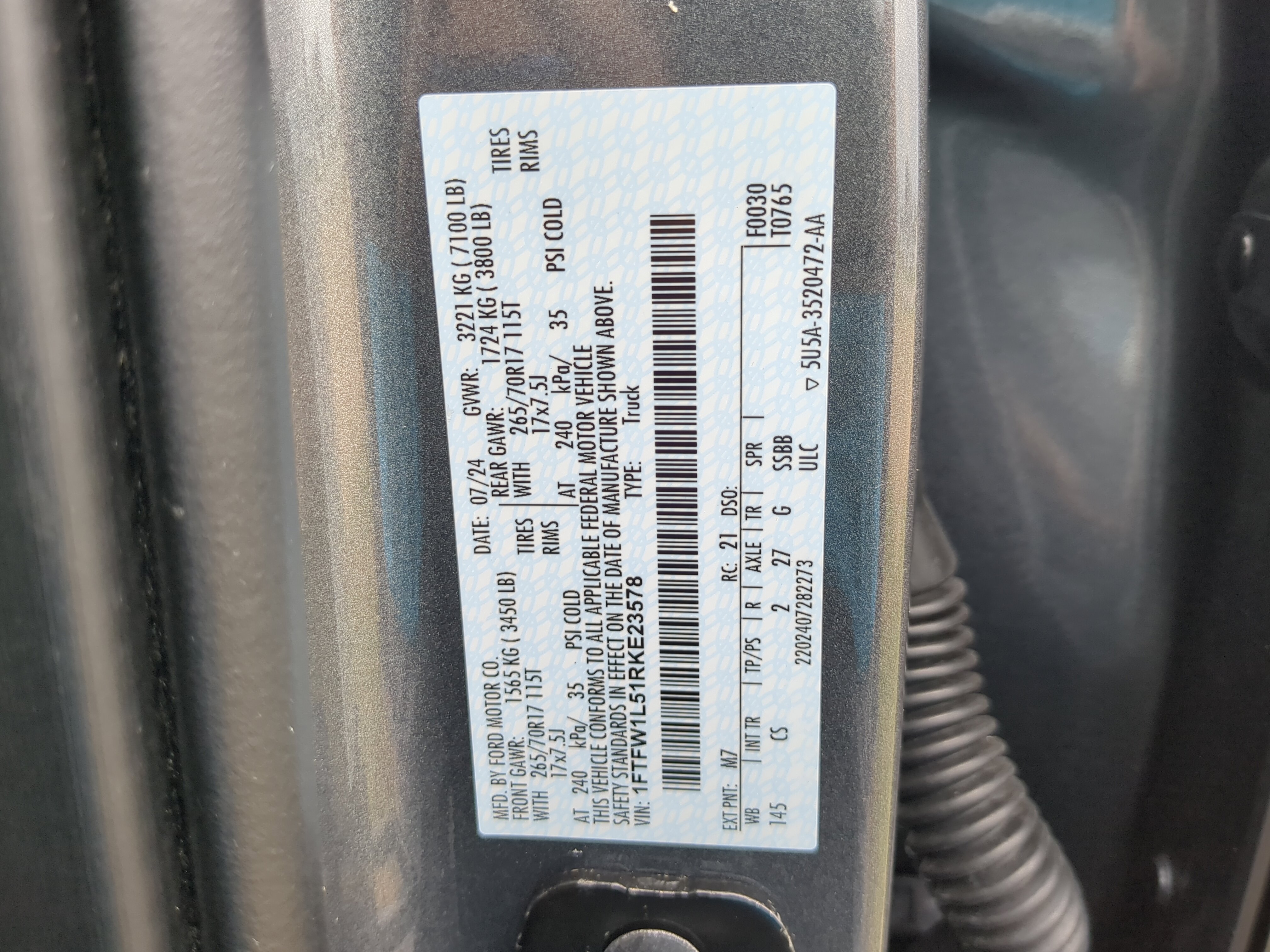 Certified 2024 Ford F150 XL w/ Equipment Group 103A High AWD/4WD image 27