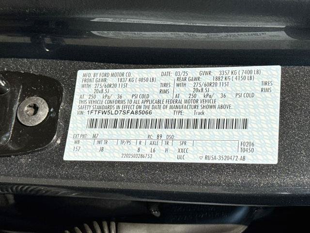 Certified 2025 Ford F150 Lariat w/ Equipment Group 502A High AWD/4WD image 24