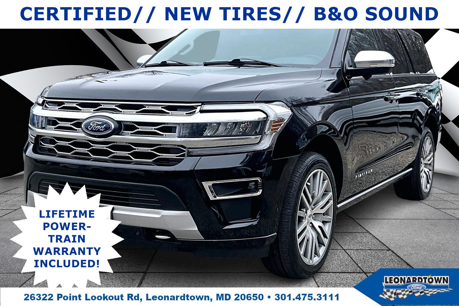 Certified 2022 Ford Expedition Platinum AWD/4WD image 1