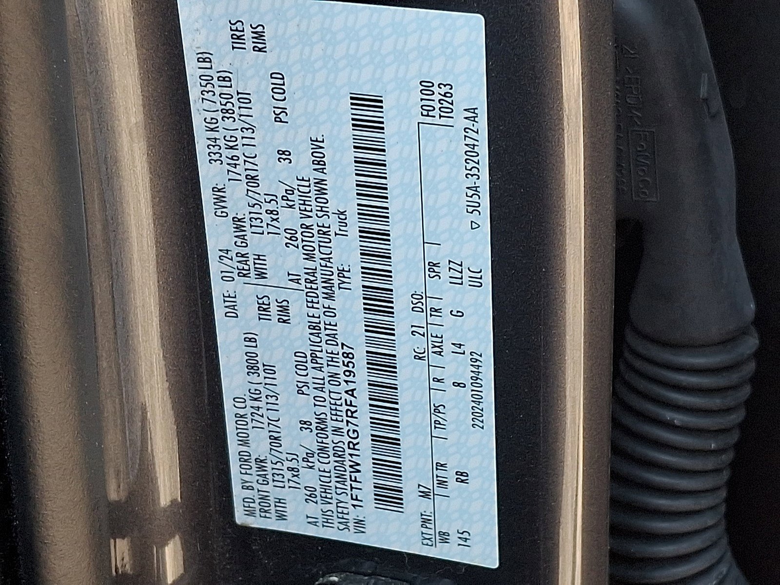 Certified 2024 Ford F150 Raptor AWD/4WD image 26