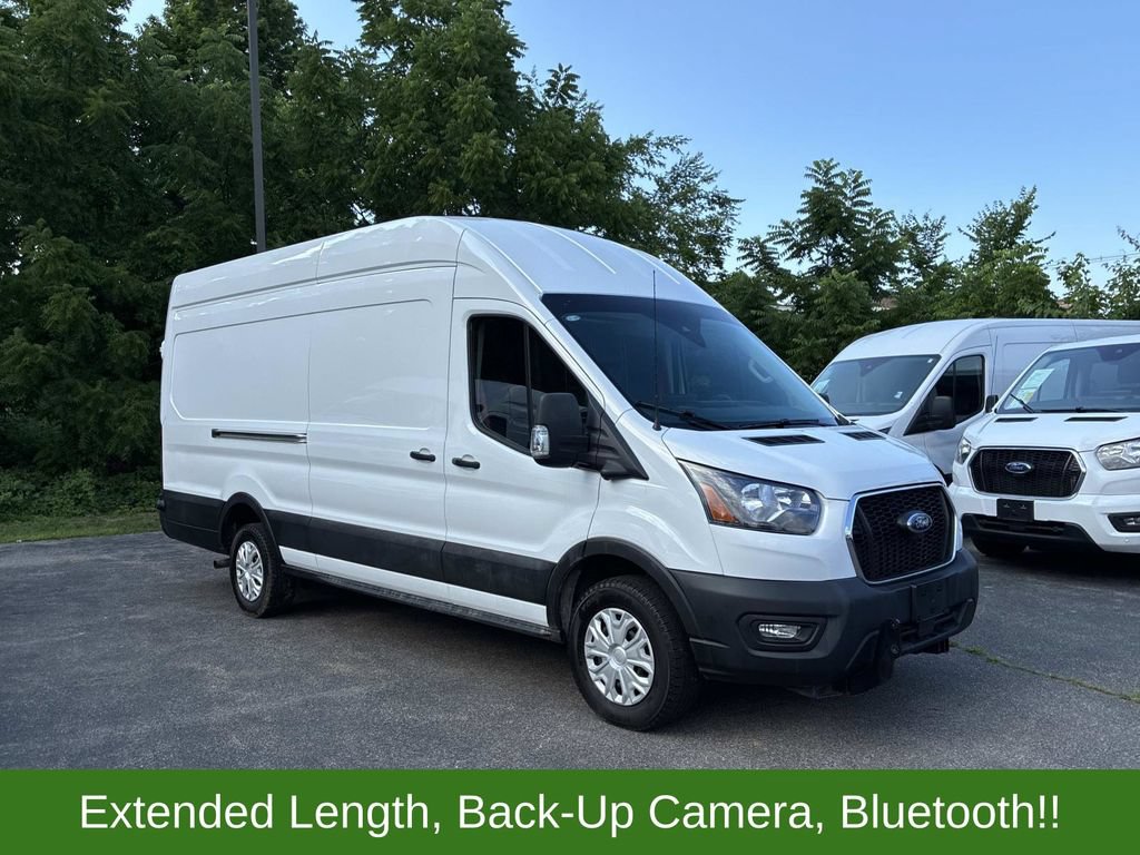 Certified 2024 Ford Transit 350 148 High Roof Extended w/ Exterior Upgrade Package RWD image 3