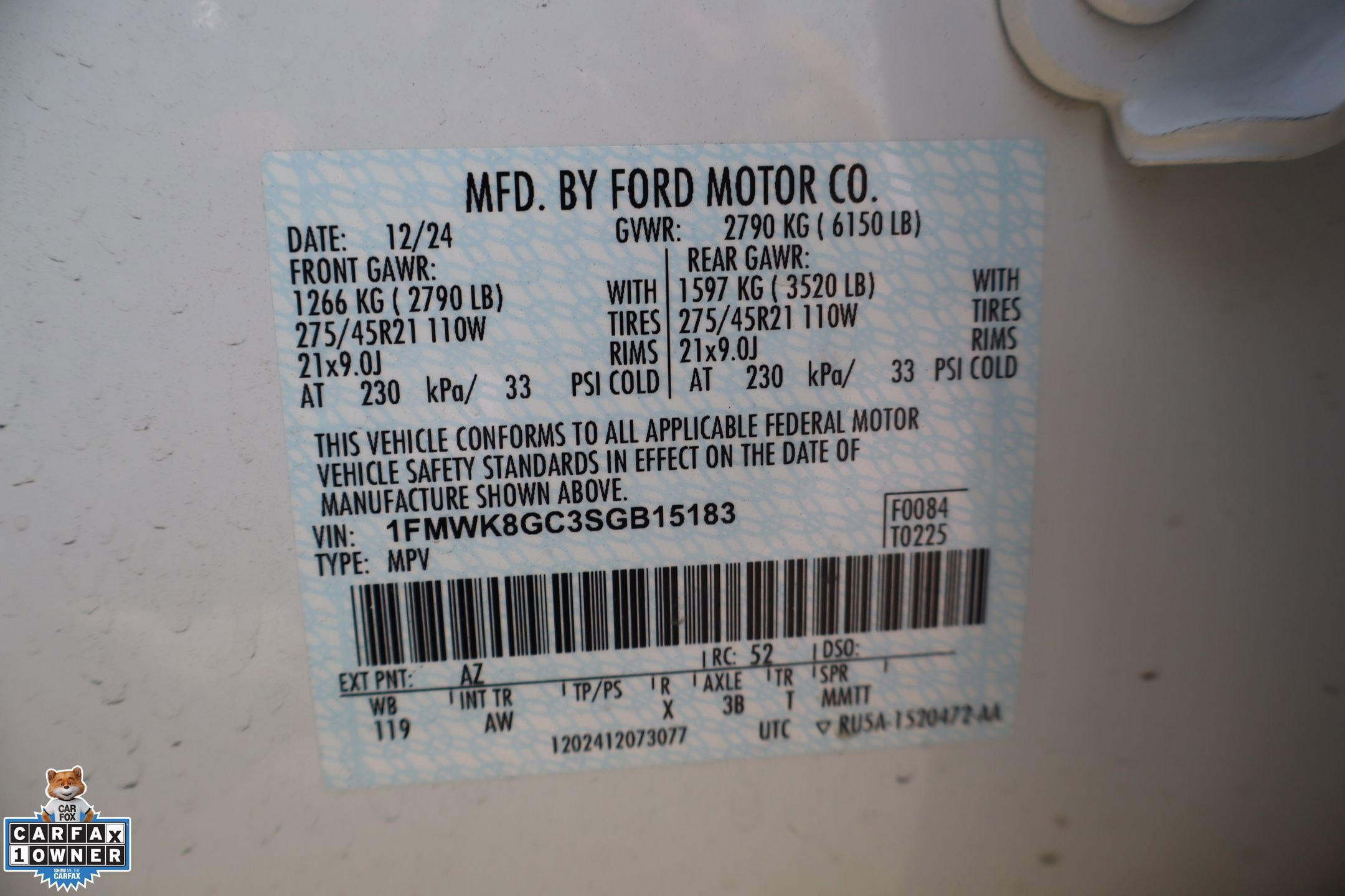 Certified 2025 Ford Explorer ST AWD/4WD image 30