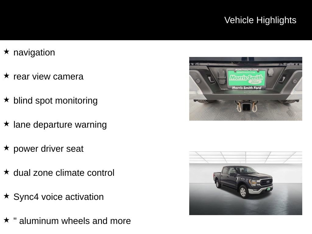 Certified 2023 Ford F150 XLT w/ Equipment Group 301A Mid image 11