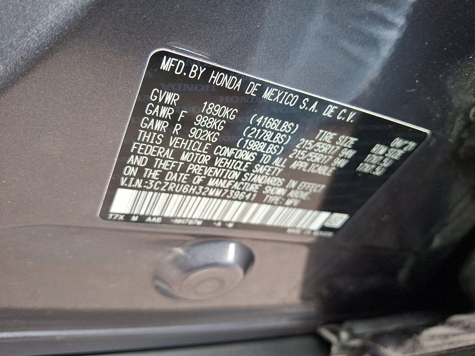 Used 2021 Honda HR-V LX image 25