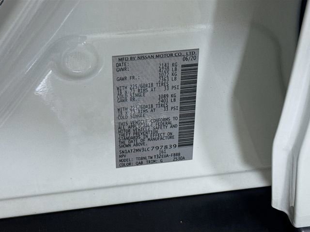 Used 2020 Nissan Rogue SV w/ Sun & Sound Touring Package image 33