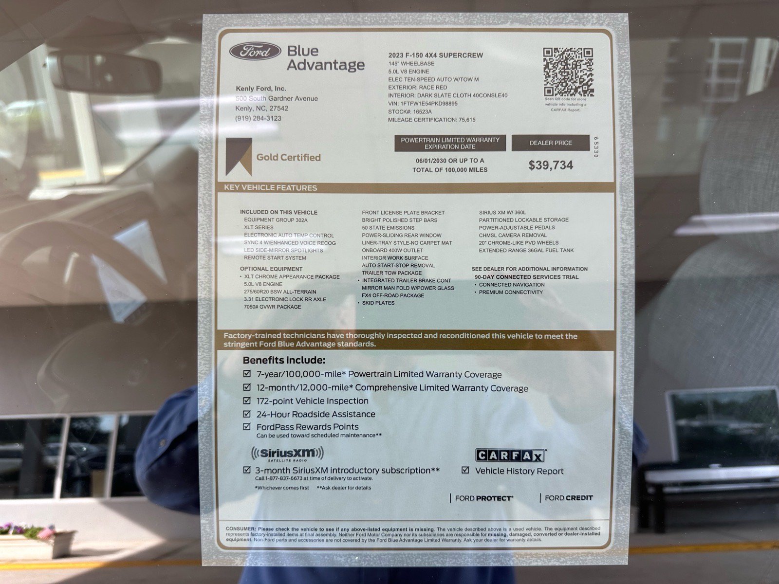 Certified 2023 Ford F150 XLT w/ Equipment Group 302A High AWD/4WD image 5