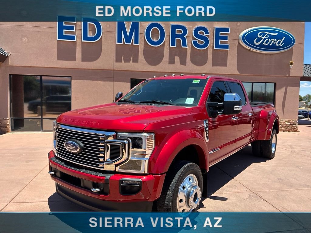 Certified 2021 Ford F450 Platinum w/ FX4 Off-Road Package AWD/4WD image 1