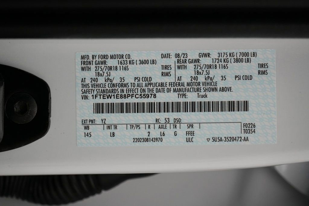 Certified 2023 Ford F150 Tremor w/ Trailer Tow Package AWD/4WD image 23