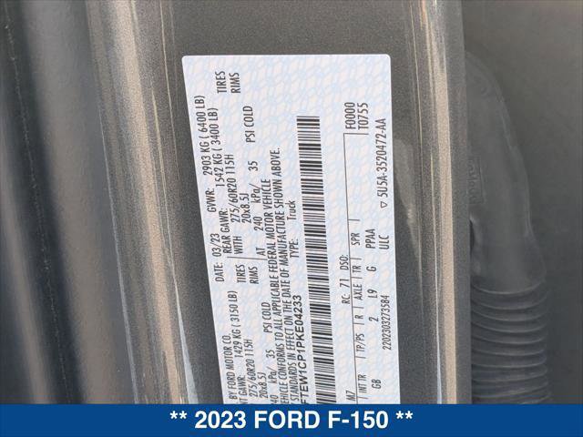 Certified 2023 Ford F150 XL w/ STX Appearance Package image 23