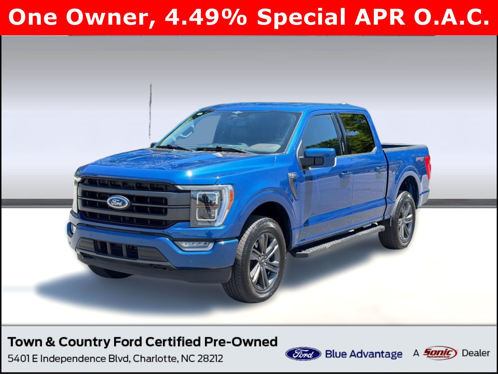Certified 2023 Ford F150 Lariat w/ Equipment Group 502A High AWD/4WD image 1