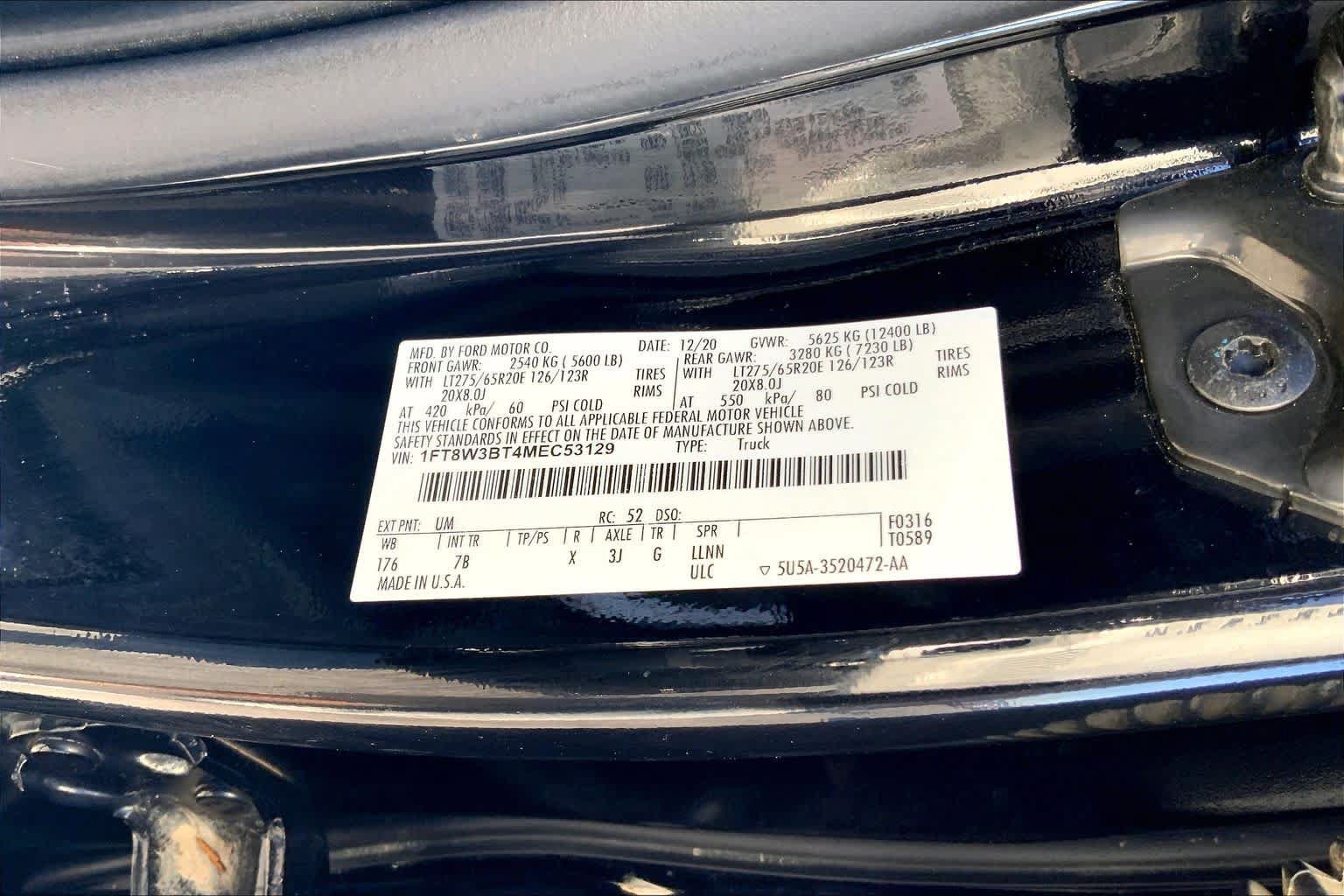 Certified 2021 Ford F350 Platinum AWD/4WD image 34