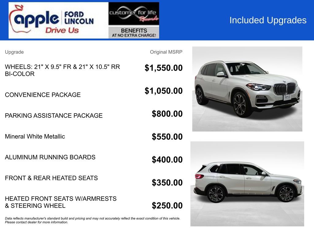 Used 2021 BMW X5 xDrive40i w/ Convenience Package AWD/4WD image 4