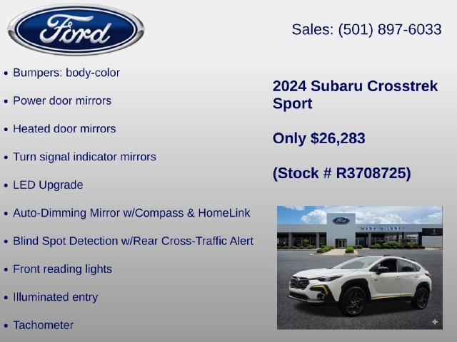 Used 2024 Subaru Crosstrek 2.5i Sport w/ Crosstrek Mirror Package AWD/4WD image 32