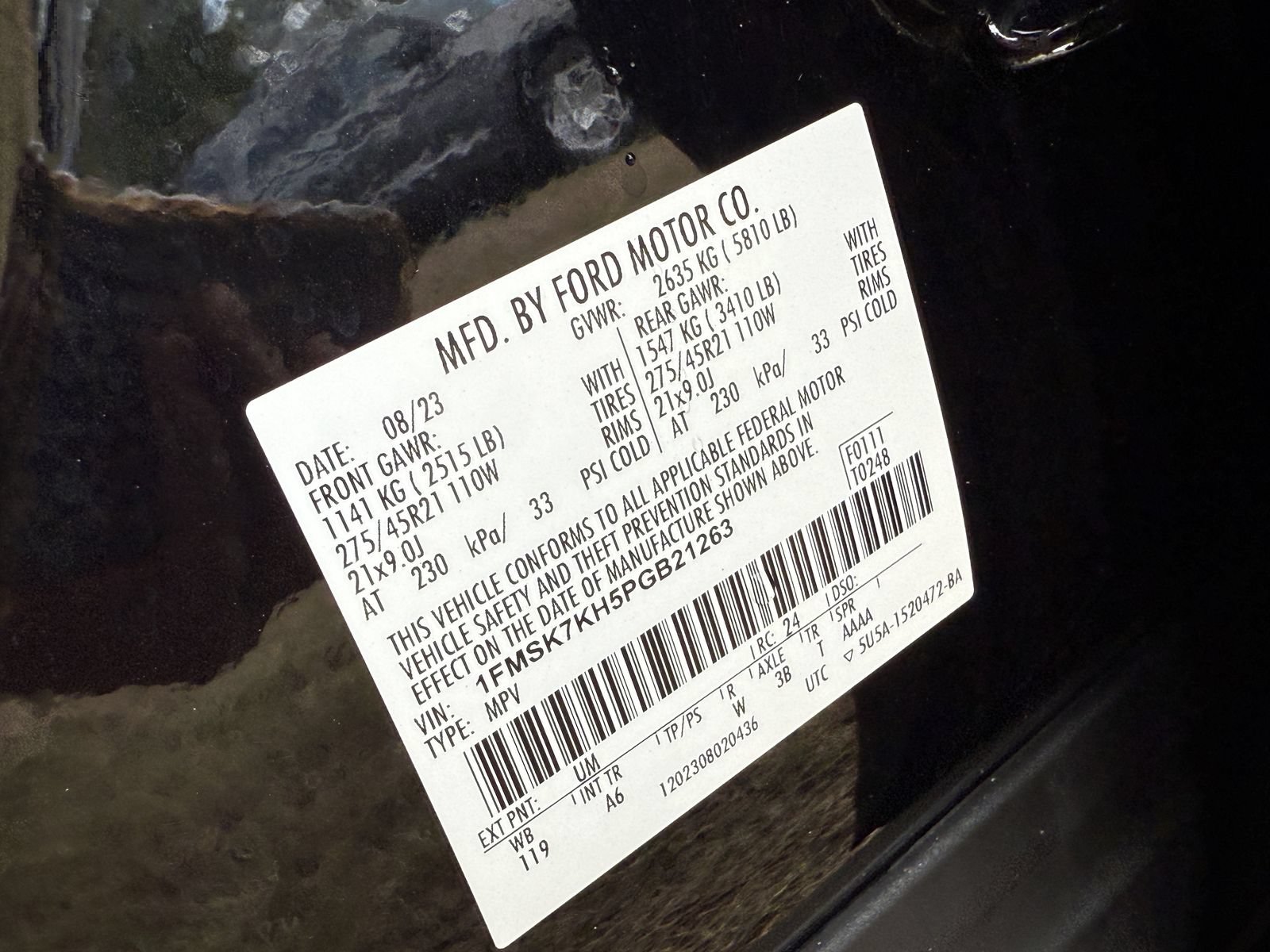 Certified 2023 Ford Explorer ST-Line w/ Class IV Trailer Tow Package RWD image 37