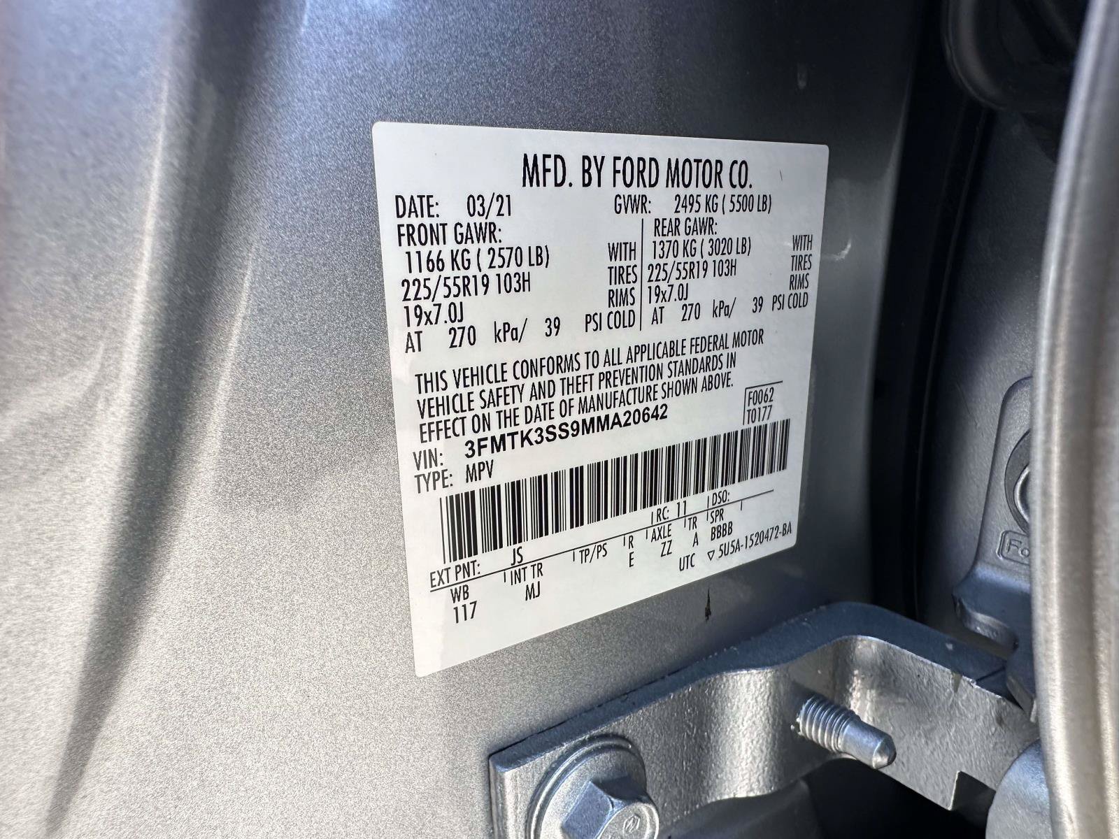 Certified 2021 Ford Mustang Mach-E Premium AWD/4WD image 30