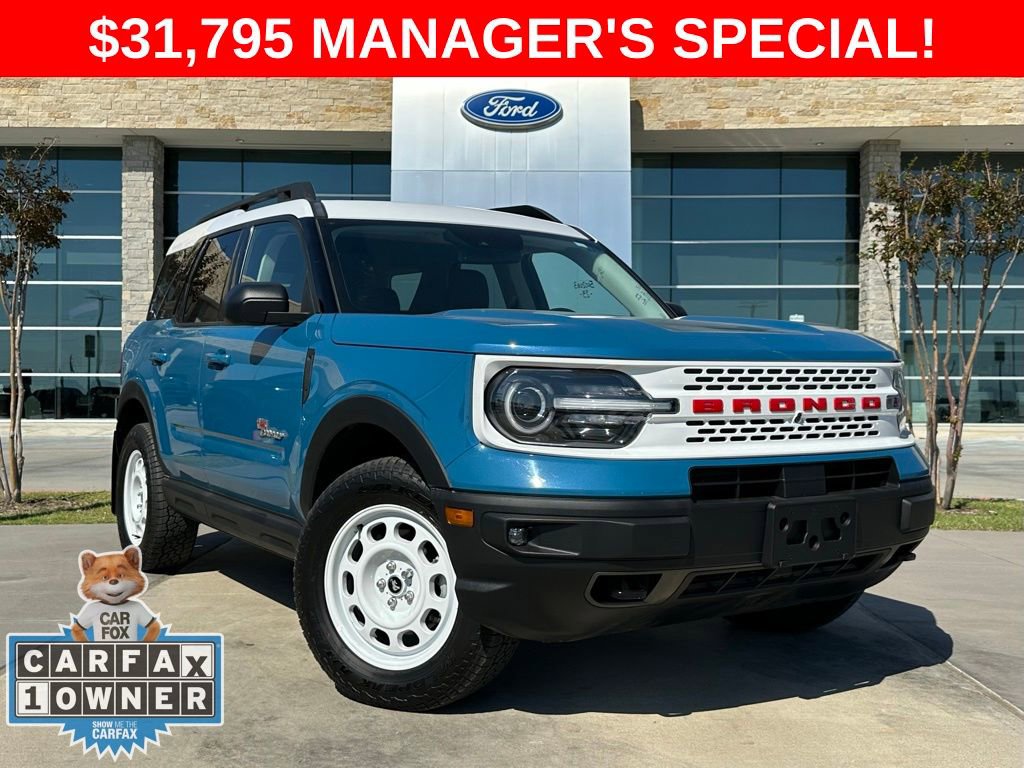 Certified 2023 Ford Bronco Sport Heritage Limited