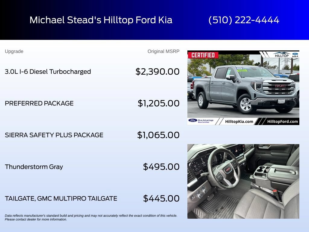 Used 2025 GMC Sierra 1500 SLE w/ Preferred Package AWD/4WD image 6