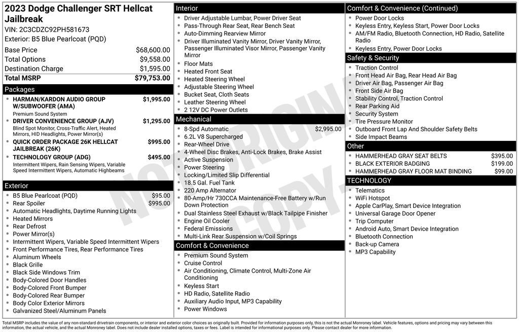 Used 2023 Dodge Challenger SRT Hellcat image 10