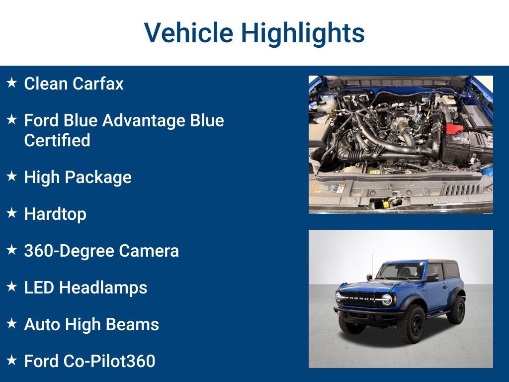 Certified 2022 Ford Bronco Wildtrak AWD/4WD image 3