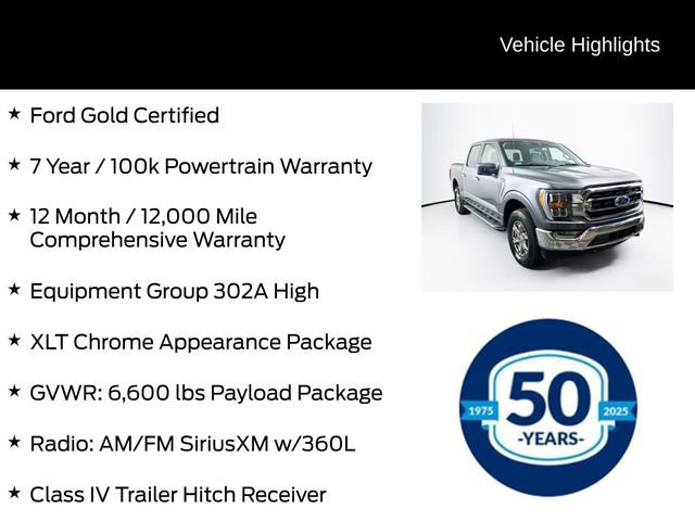 Certified 2023 Ford F150 XLT w/ Equipment Group 302A High image 11