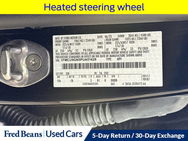 Certified 2023 Ford Escape Active AWD/4WD image 37