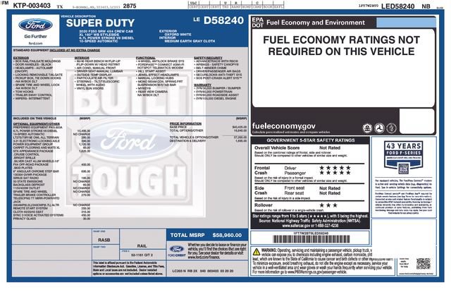 Certified 2020 Ford F250 XL w/ STX Appearance Package AWD/4WD image 28