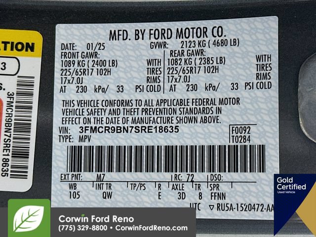 Certified 2025 Ford Bronco Sport Big Bend AWD/4WD image 33