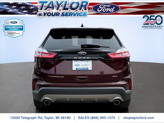 Certified 2021 Ford Edge Titanium AWD/4WD image 5