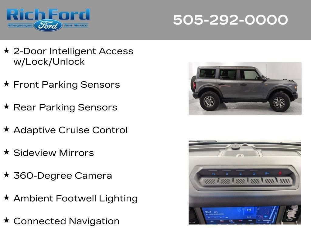 Certified 2025 Ford Bronco Badlands AWD/4WD image 94