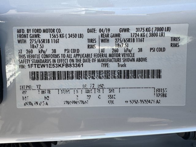 Certified 2019 Ford F150 Lariat image 30